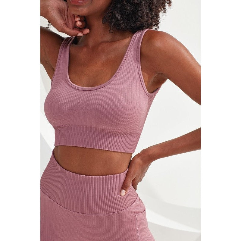 Women's TriDri® Ribbed Seamless 3D Fit Multi-Sport Bra