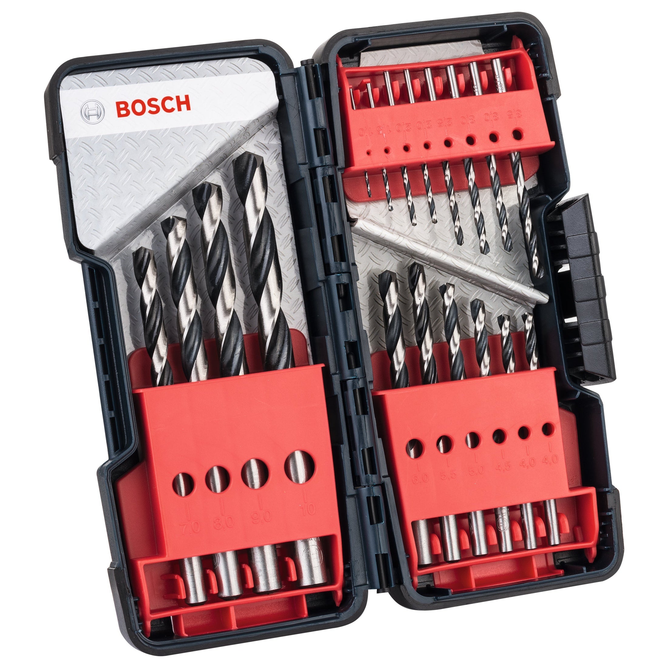 Bosch Professional HSS Twist Drill Bit PointTeq ToughBox Set (18pcs)