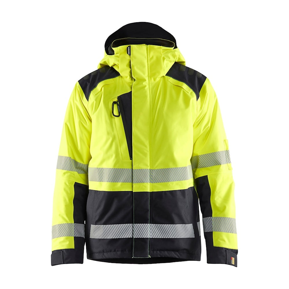 Blaklader Winter Jacket Hi-Vis 4455 #colour_hi-vis-yellow-black