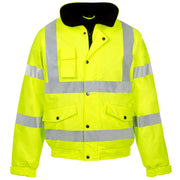 Stormflex® Hi Vis Yellow PU Bomber Jacket