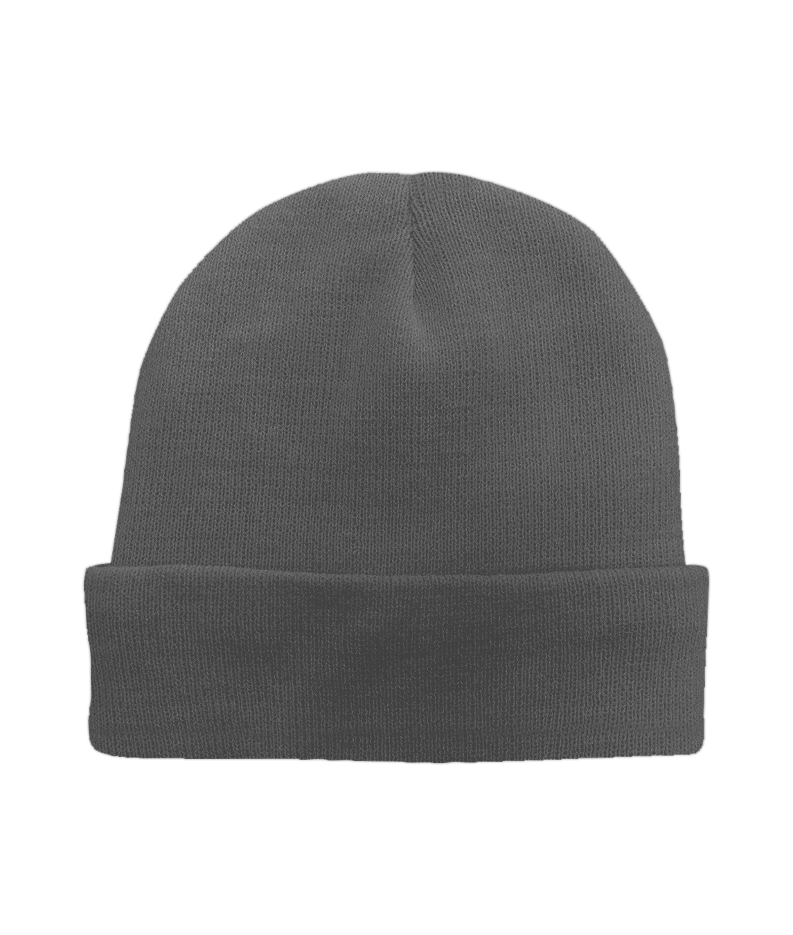 Orbit International Knitted Turned Up Beanie Hat: In 100% Acrylic Knit