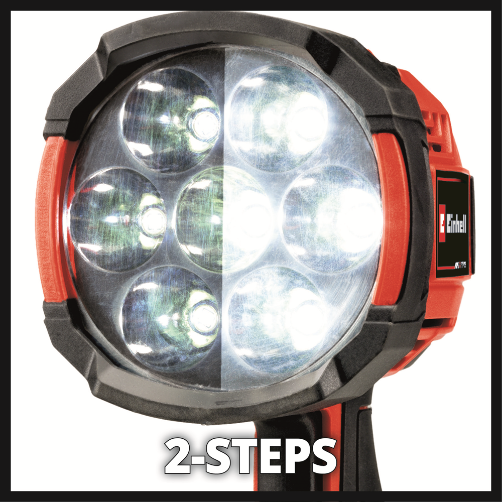 Einhell Power X-Change 18V Hybrid Searchlight - Body Only (12V & battery powered)