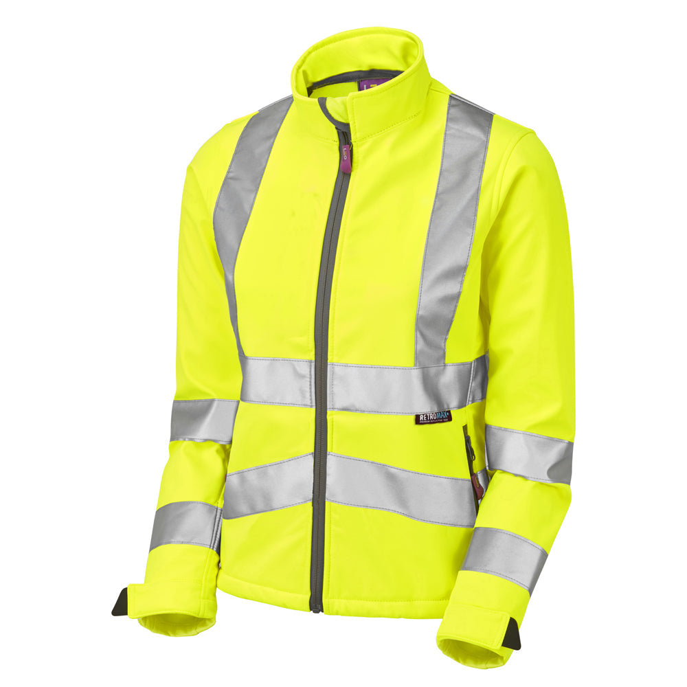 Leo Workwear HONEYWELL Leo EcoViz Womens Softshell Jacket
