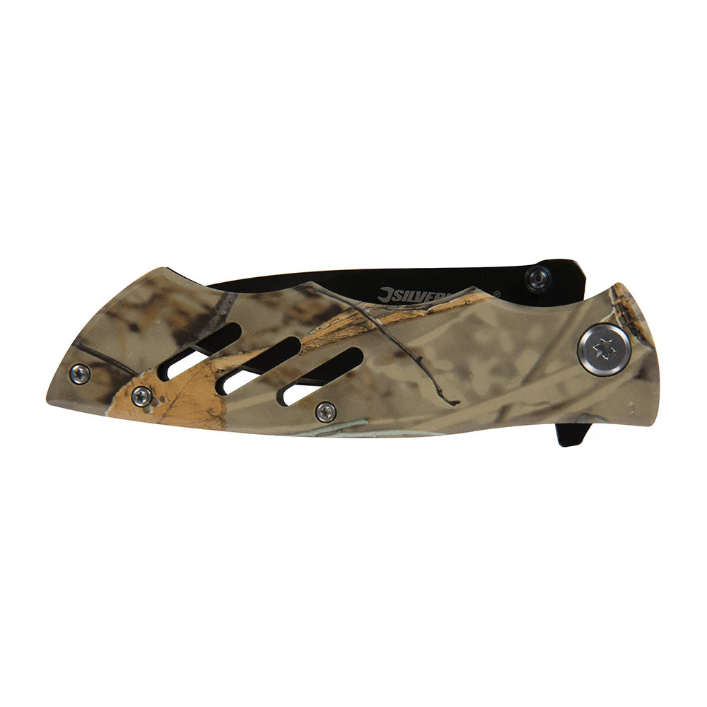Silverline Folding Camouflage Pocket Knife