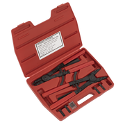 Sealey Circlip Pliers Set Internal/External 400mm Heavy-Duty