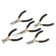 Sealey Mini Pliers Set 5pc Ni-Fe Finish