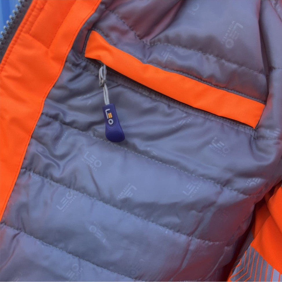 Leo Workwear CHERISTOW Leo EcoViz 4K Womens Baffle Lined Anorak