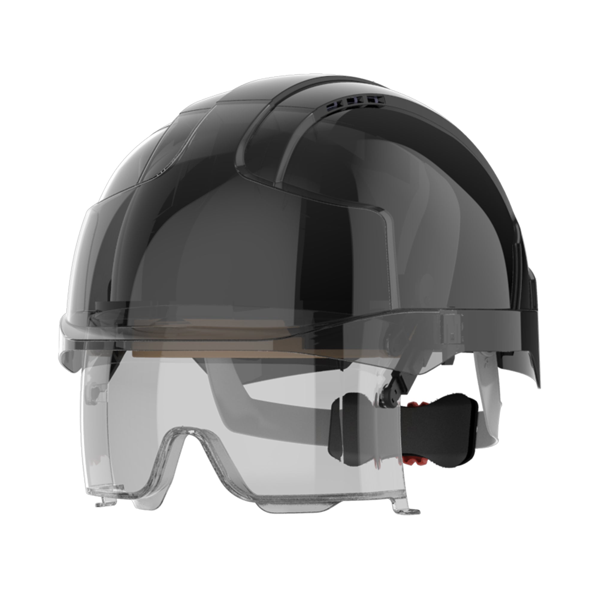 JSP EVO VISTAlens Safety Helmet with Integrated Eyewear