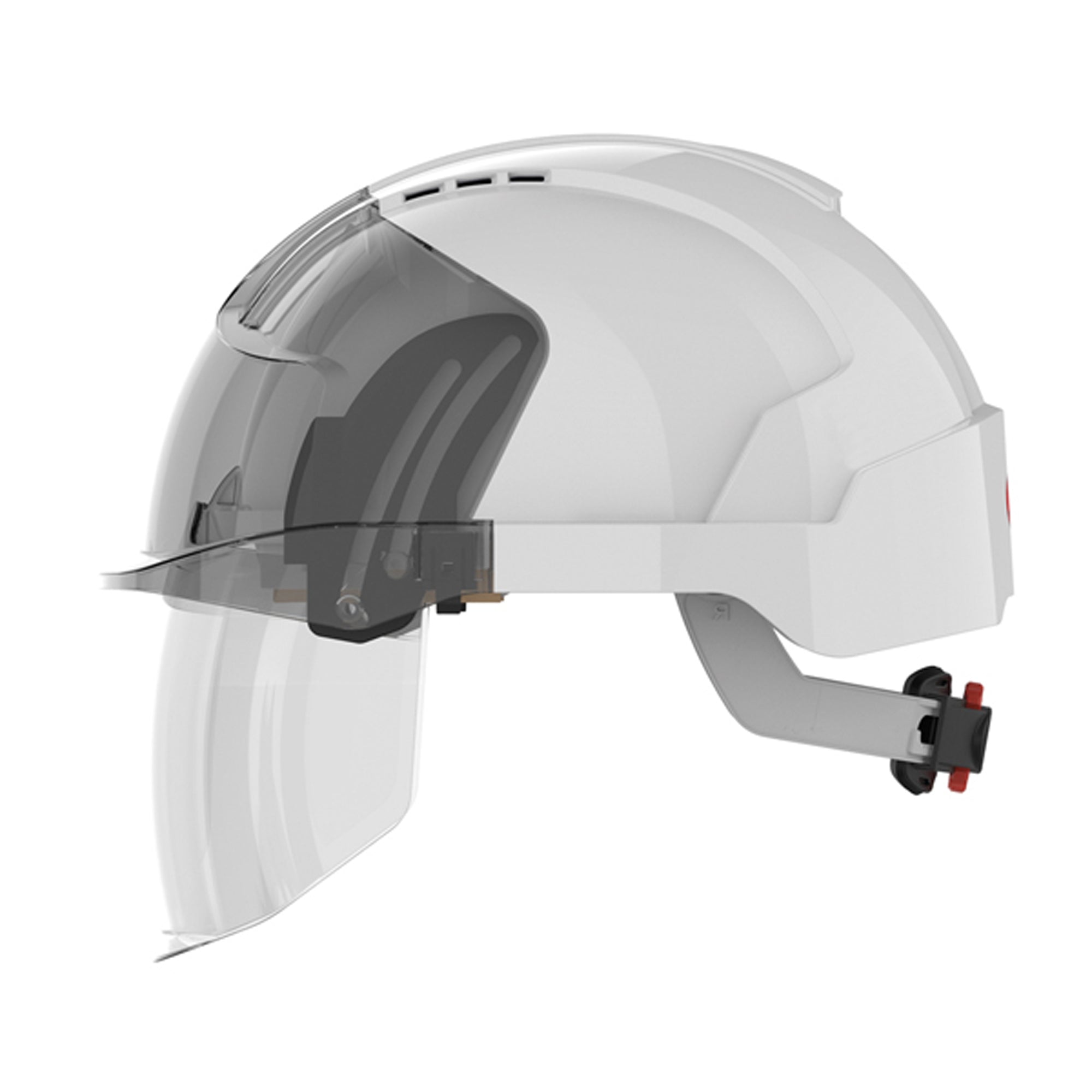 JSP EVO VISTAshield Safety Helmet with Integrated Faceshield - Vented