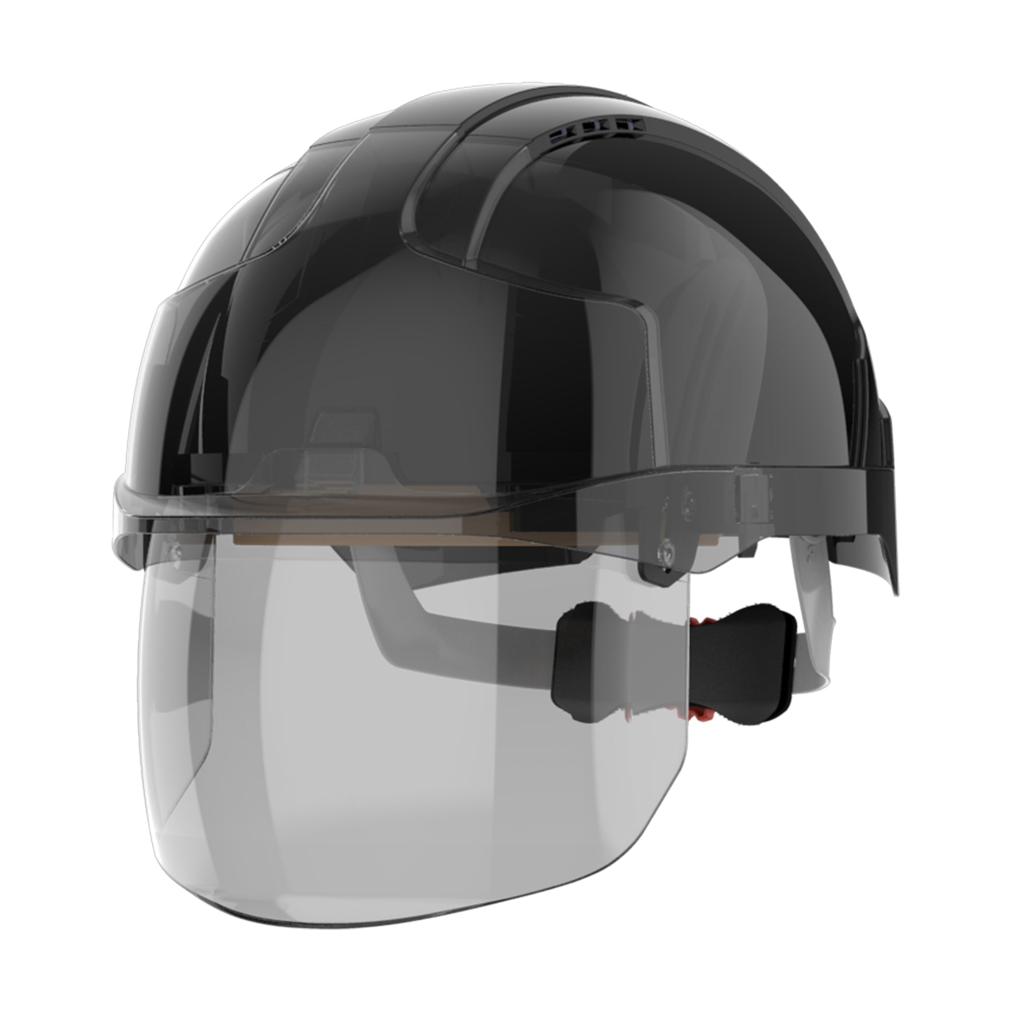 JSP EVO VISTAshield Safety Helmet with Integrated Faceshield - Vented