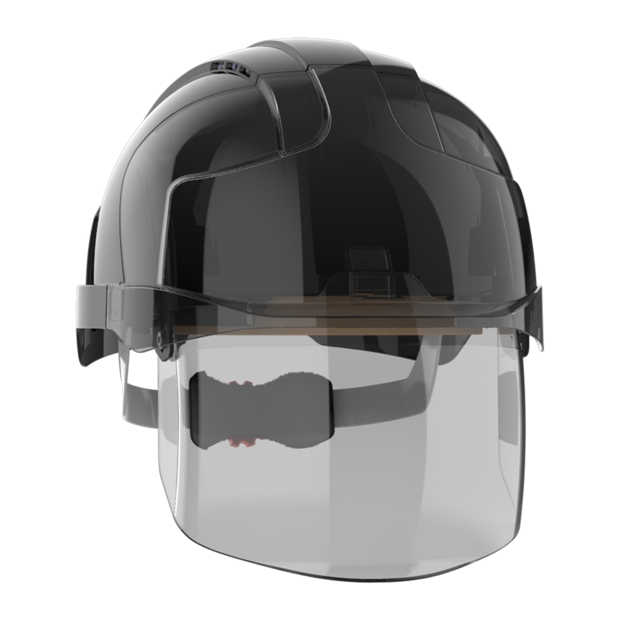 JSP EVO VISTAshield Safety Helmet with Integrated Faceshield - Vented