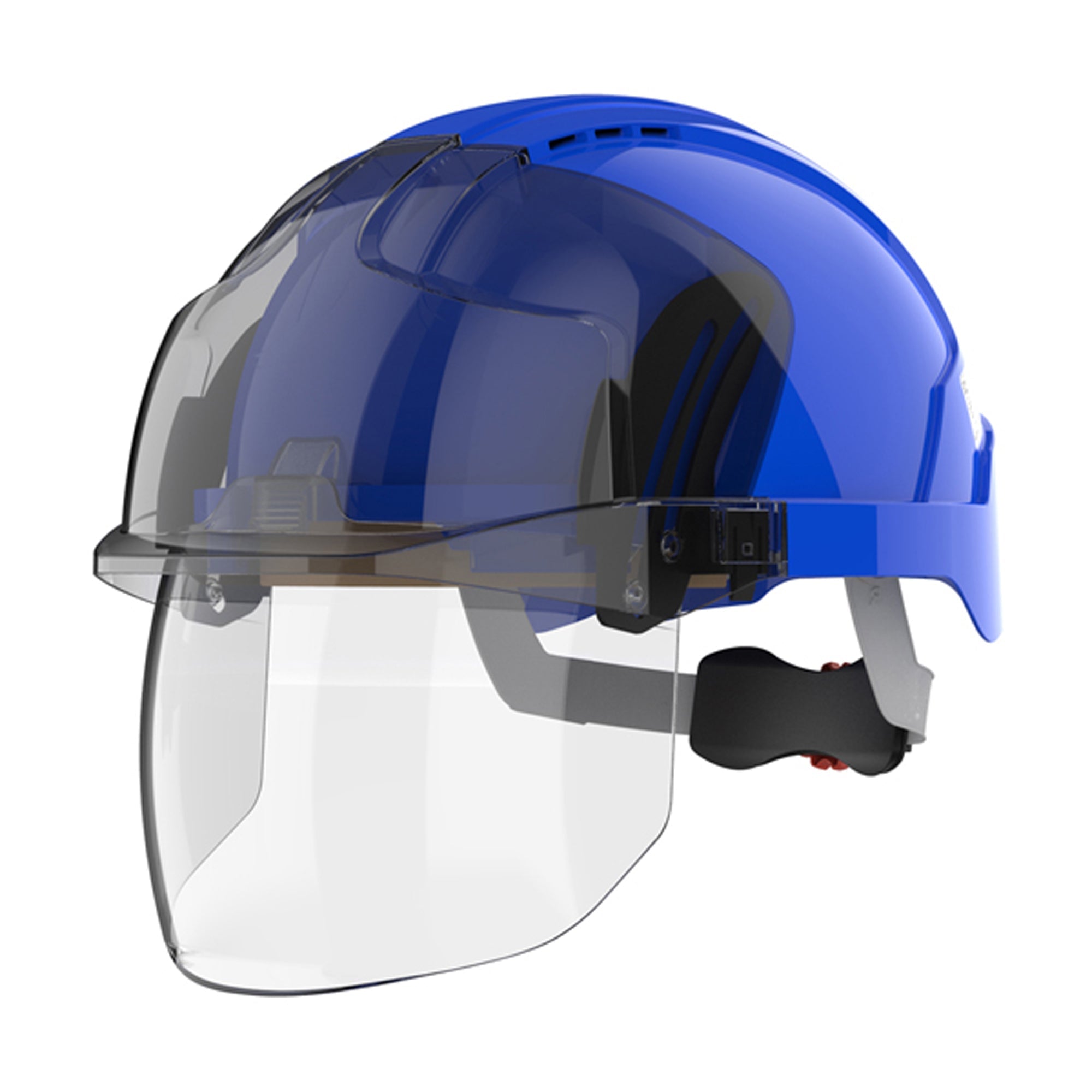 JSP EVO VISTAshield Safety Helmet with Integrated Faceshield - Vented