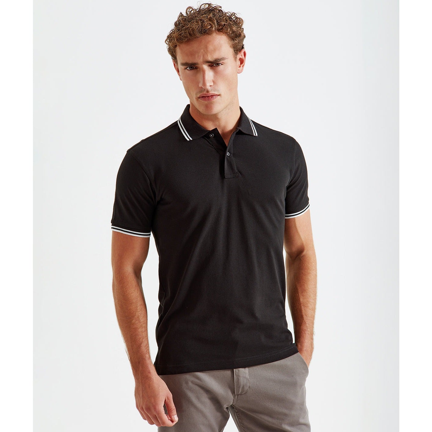 Asquith & Fox Men's Classic Fit Tipped Polo