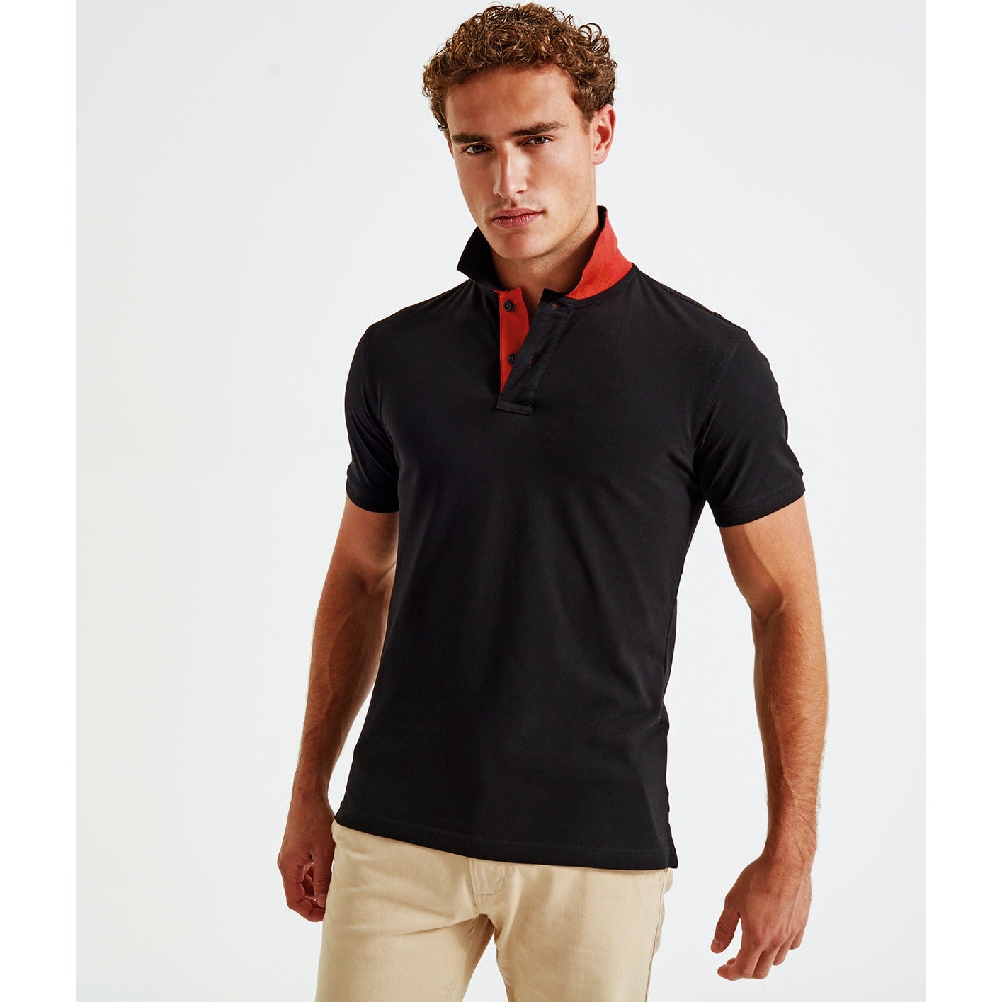 Asquith & Fox Men's Classic Fit Contrast Polo
