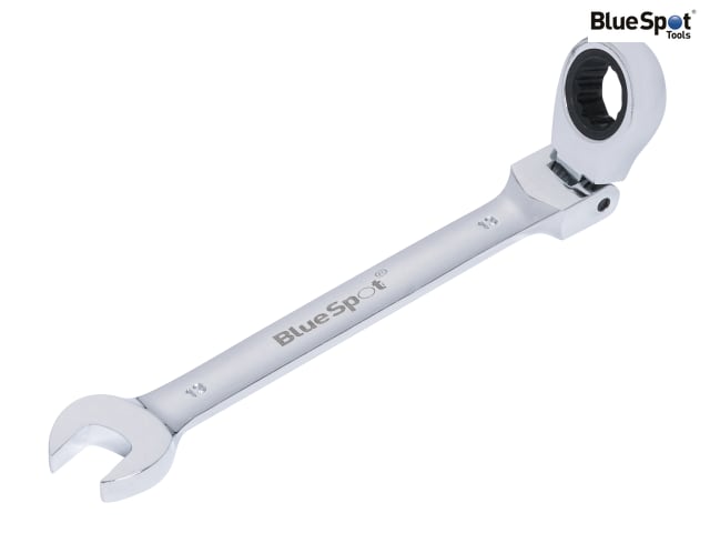 BlueSpot Tools 180° Flexible Head Ratchet Spanner 13mm