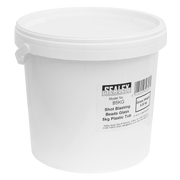 Sealey Shot Blasting Beads Glass 5kg Plastic Tub