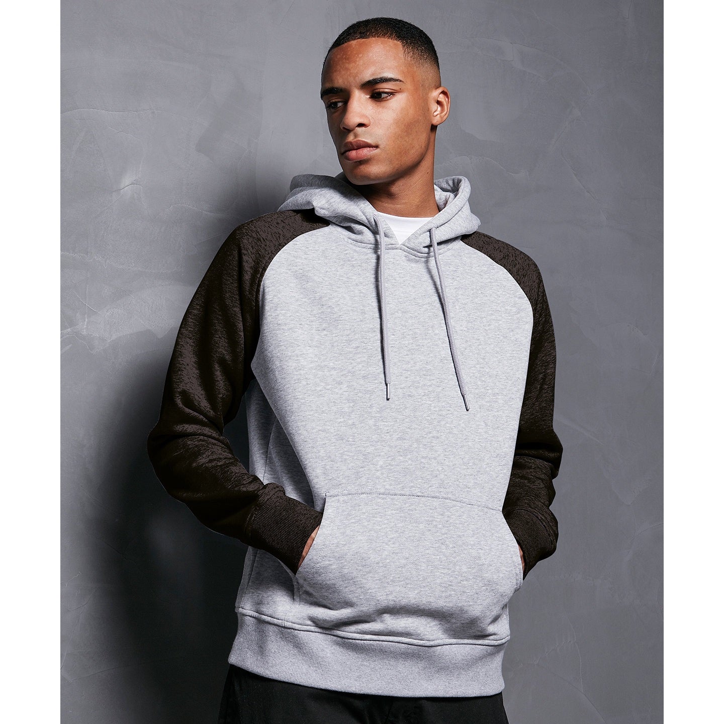 Build Your Brand Basic Basic Raglan Hoodie