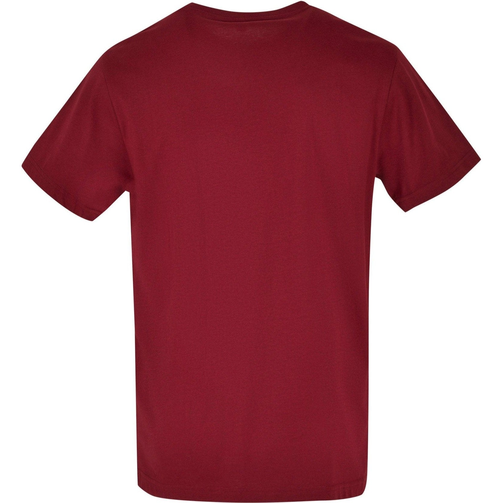 Build Your Brand Basic Basic Round Neck Tee - Cherry