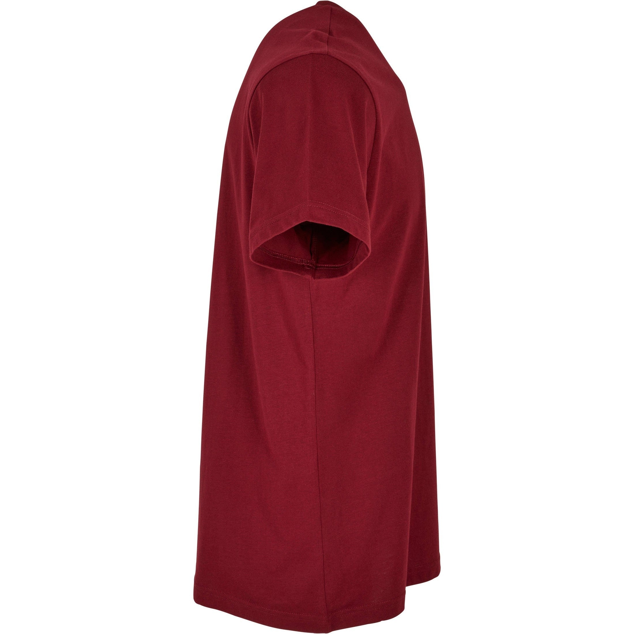 Build Your Brand Basic Basic Round Neck Tee - Cherry