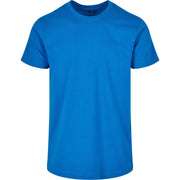 Build Your Brand Basic Basic Round Neck Tee - Cobalt Blue