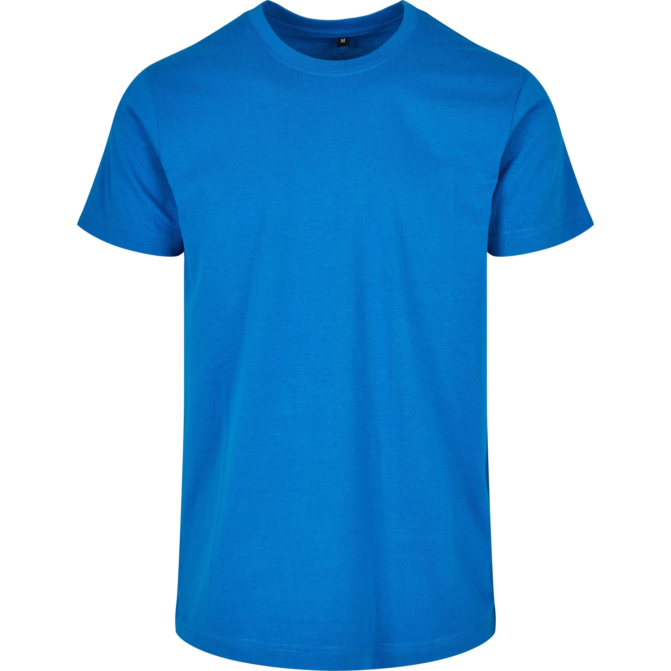 Build Your Brand Basic Basic Round Neck Tee - Cobalt Blue