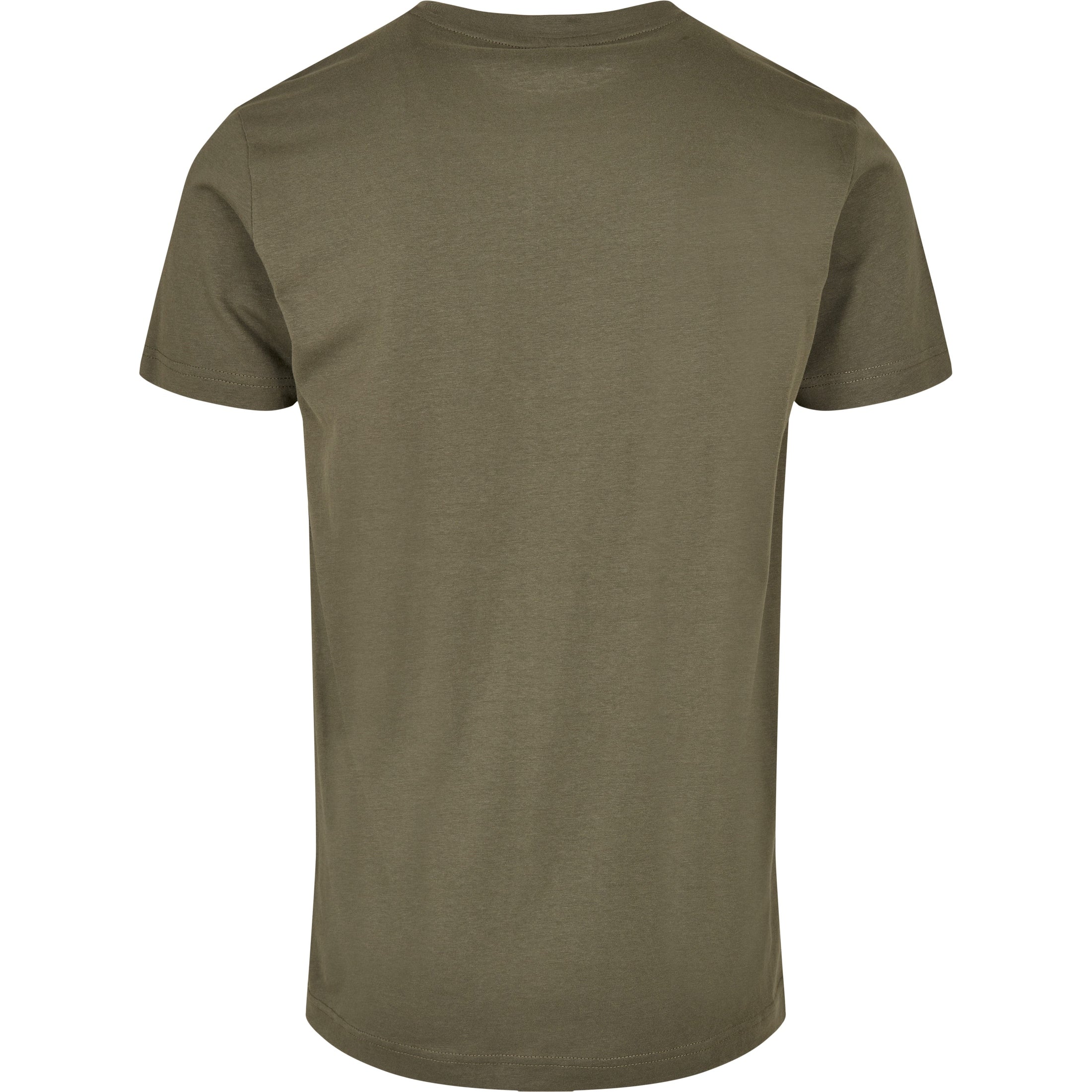Build Your Brand Basic Basic Round Neck Tee - Olive