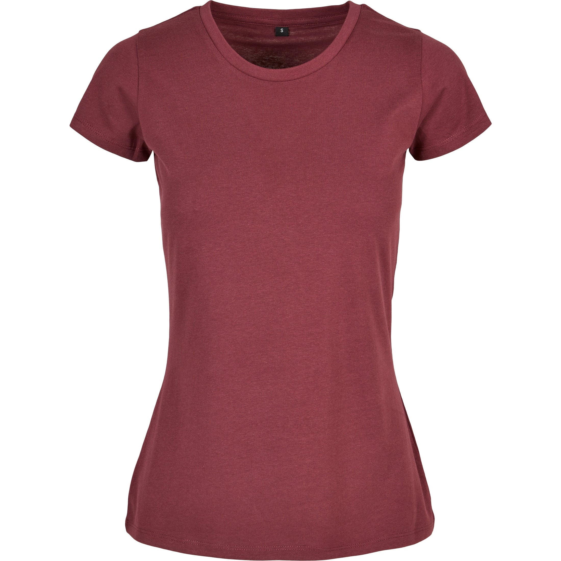 Build Your Brand Basic Women's Basic Tee - Cherry