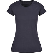 Build Your Brand Basic Women's Basic Tee - Navy