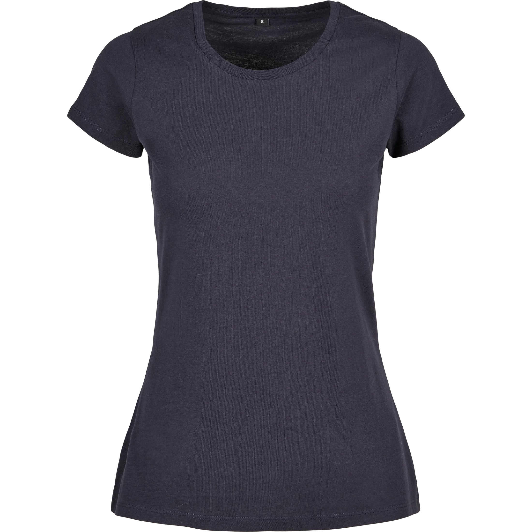 Build Your Brand Basic Women's Basic Tee - Navy