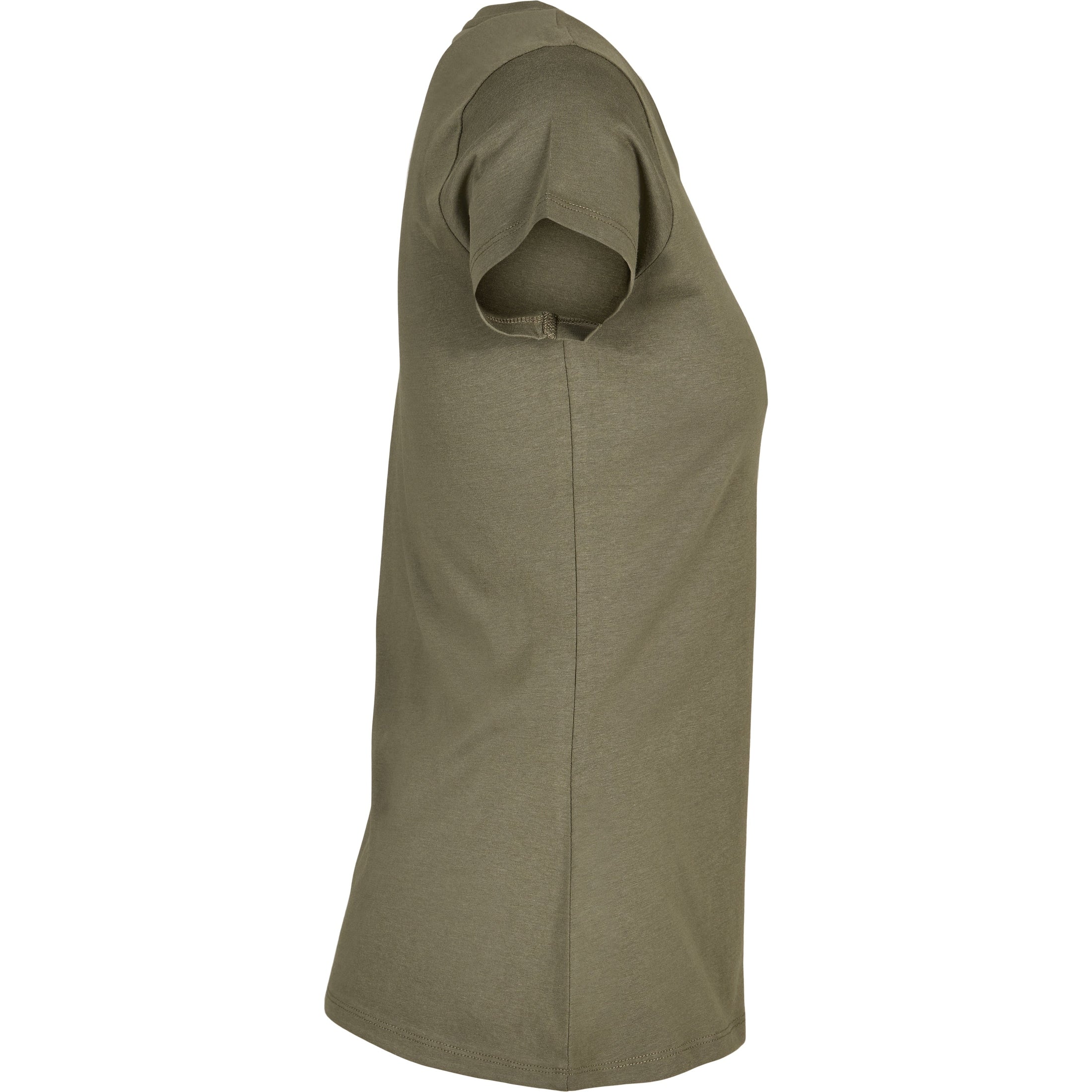 Build Your Brand Basic Women's Basic Tee - Olive