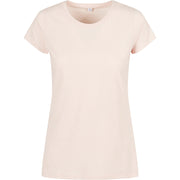 Build Your Brand Basic Women's Basic Tee - Pink