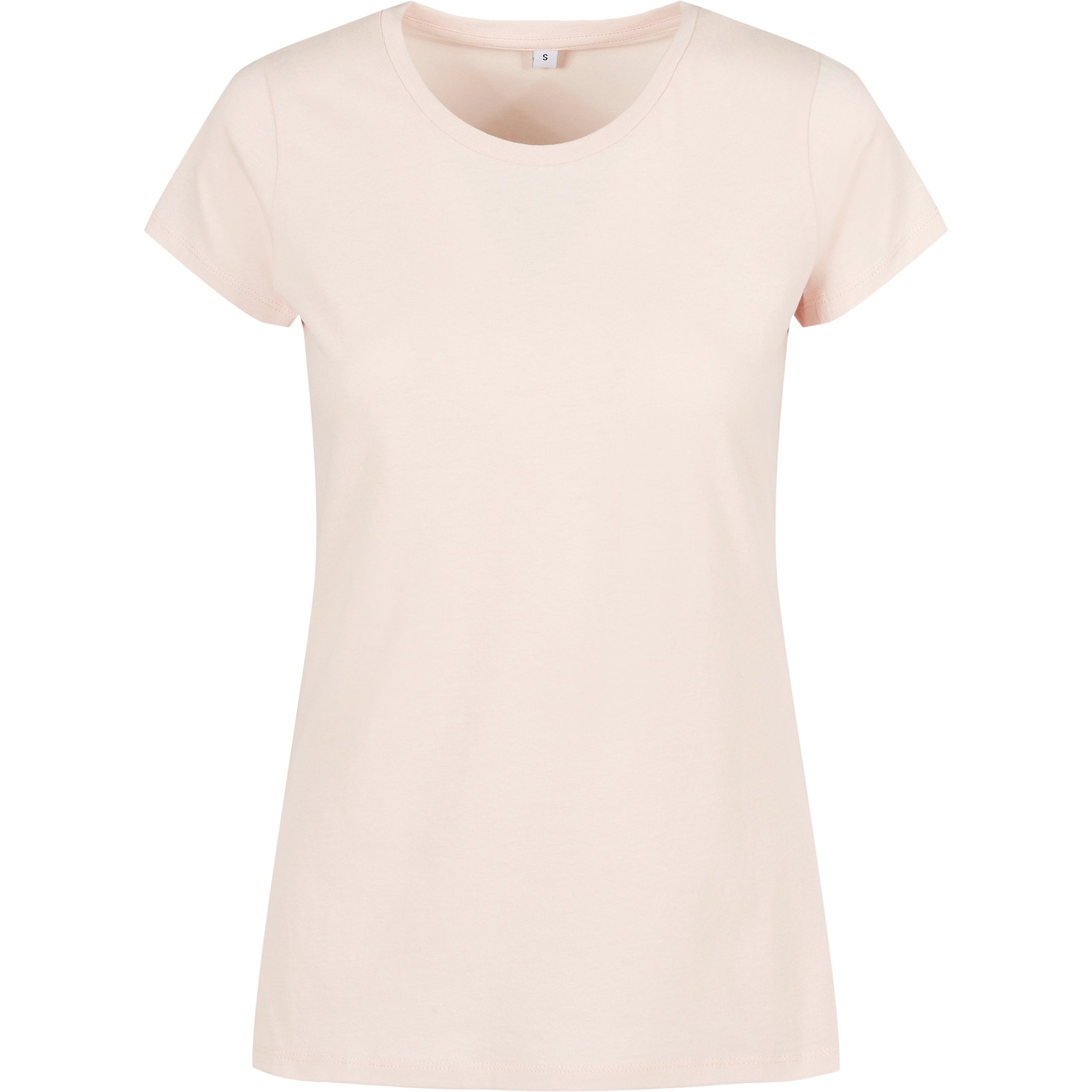 Build Your Brand Basic Women's Basic Tee - Pink