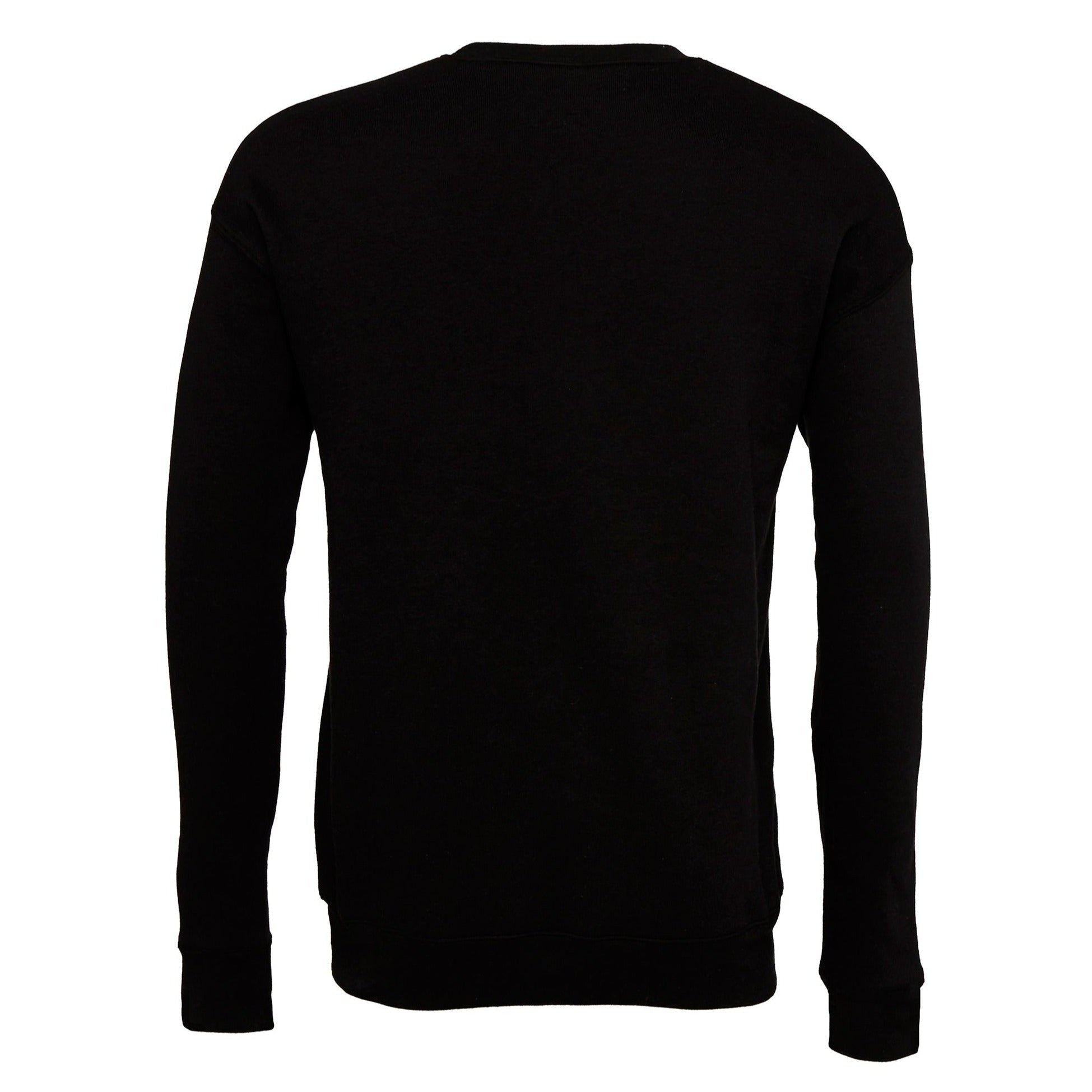 Bella Canvas Unisex Drop Shoulder Fleece - Black