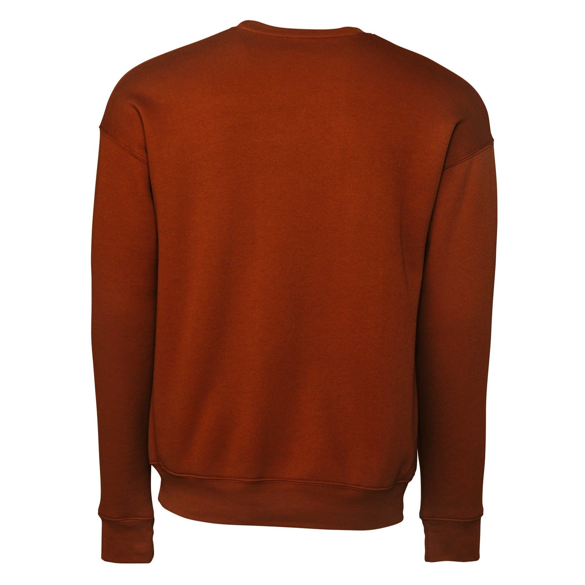 Bella Canvas Unisex Drop Shoulder Fleece - Brick