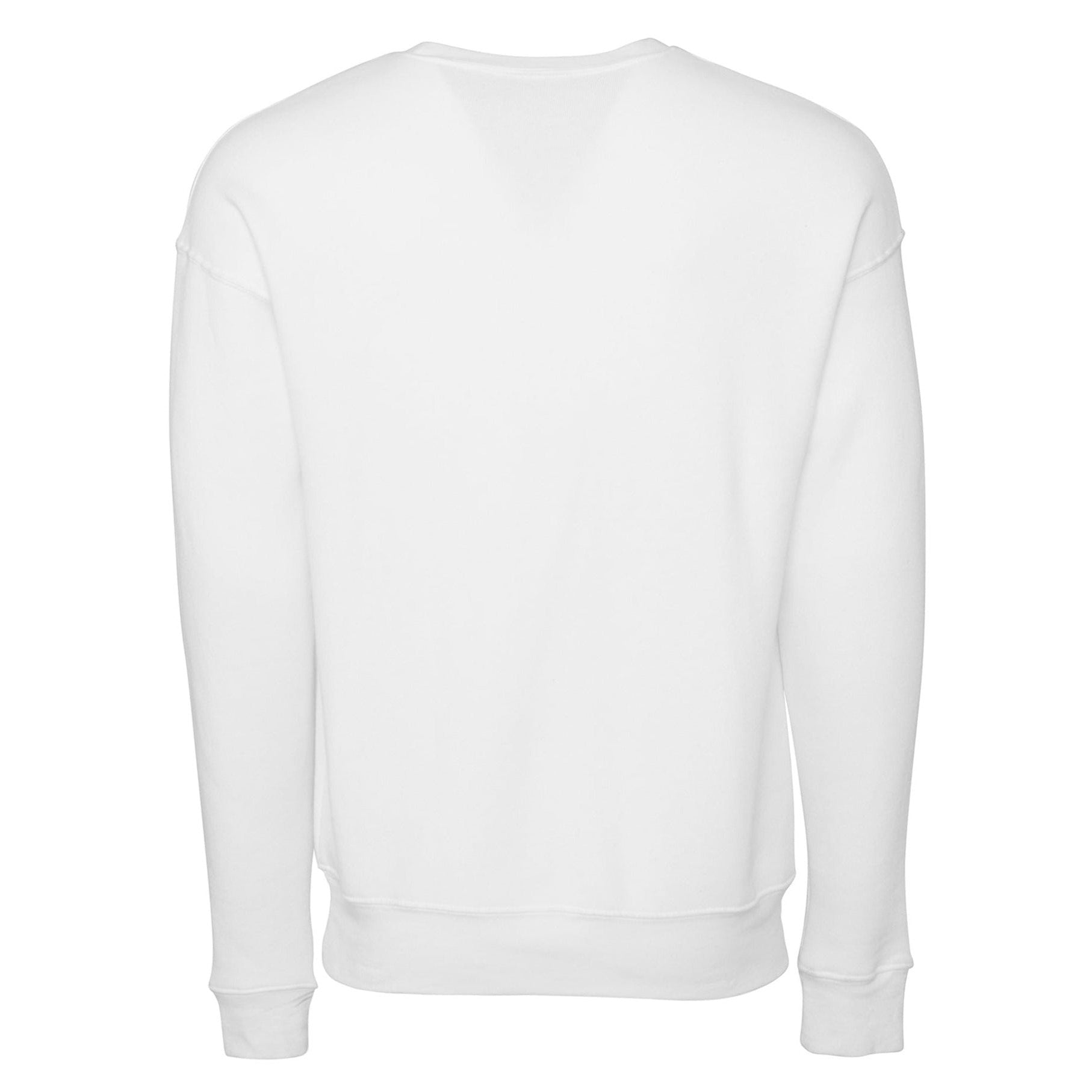 Bella Canvas Unisex Drop Shoulder Fleece - DTG White