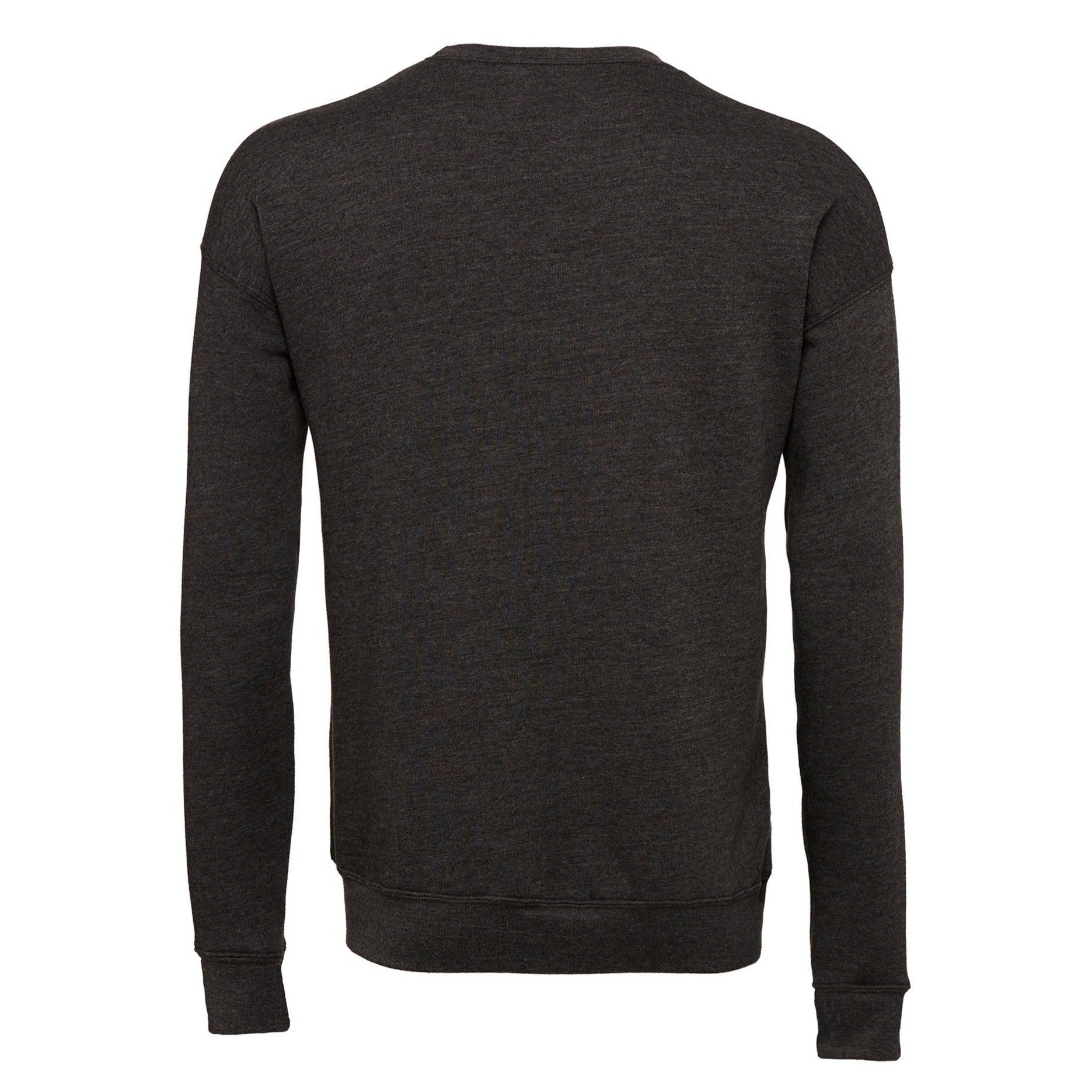 Bella Canvas Unisex Drop Shoulder Fleece - Dark Grey Heather