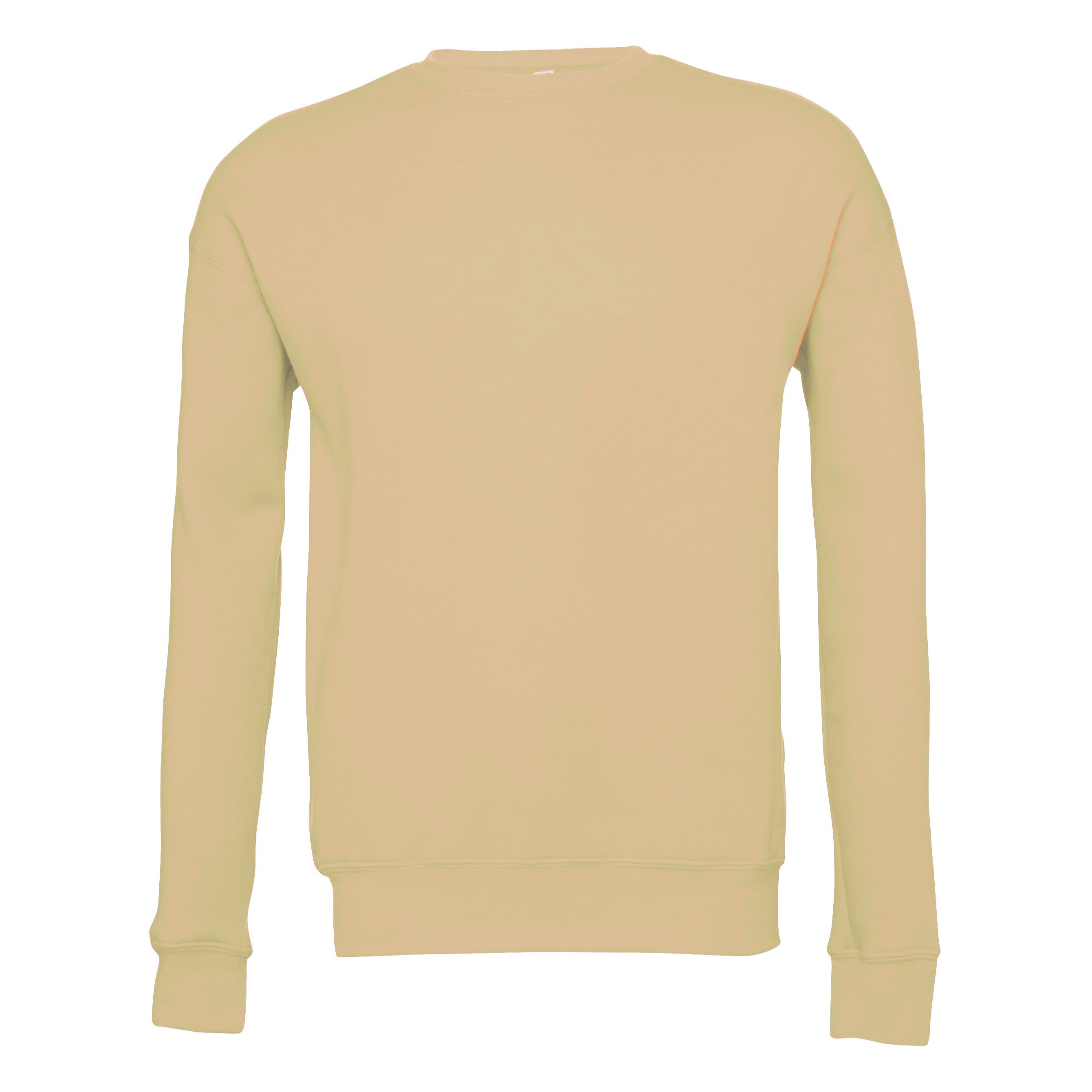 Bella Canvas Unisex Drop Shoulder Fleece - Heather Sand Dune