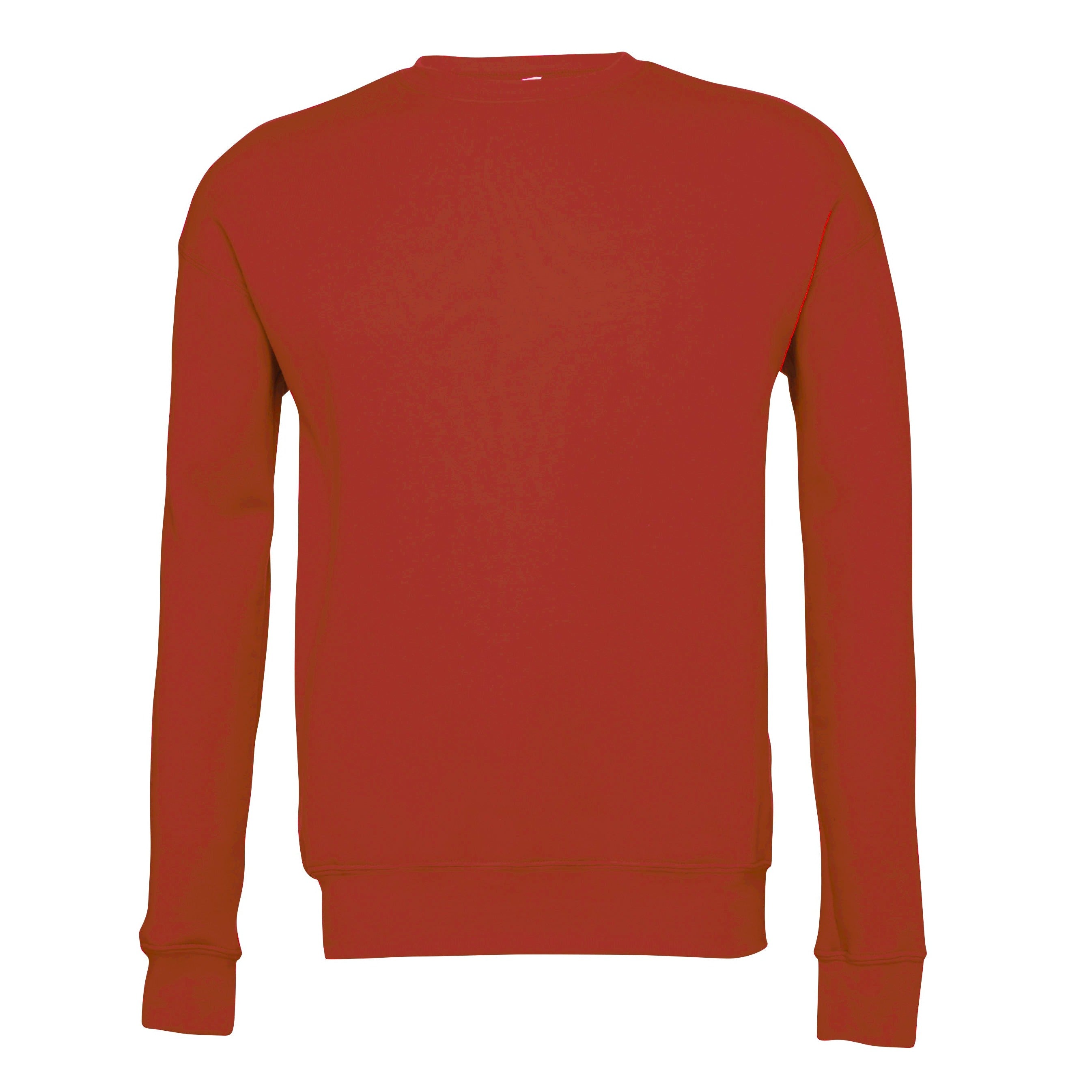 Bella Canvas Unisex Drop Shoulder Fleece - Red