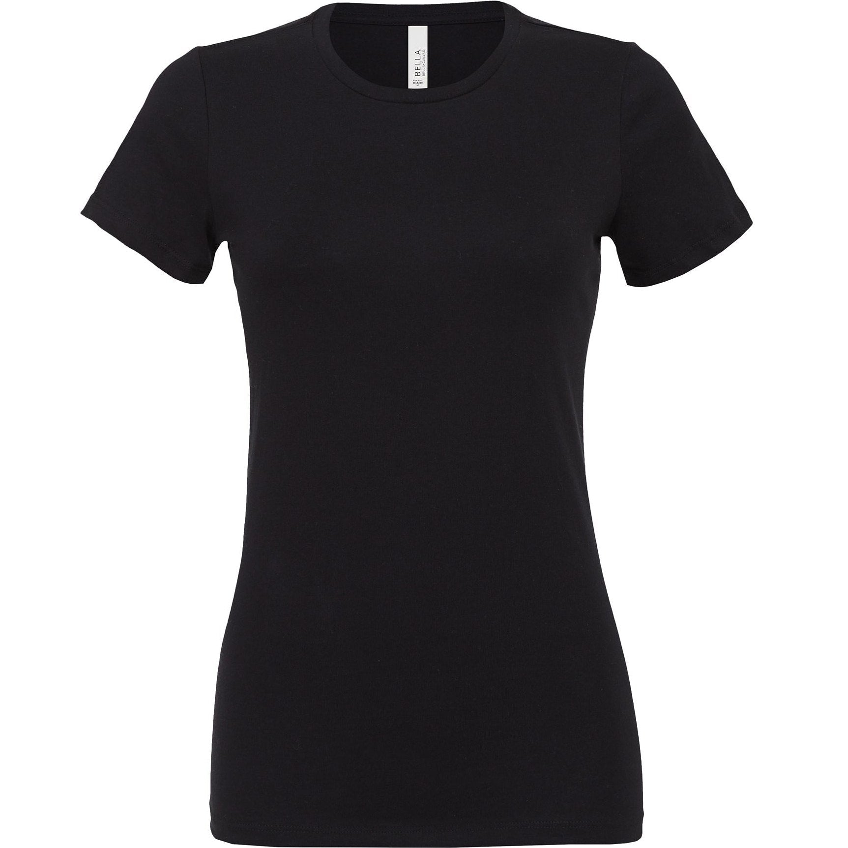 Bella Canvas Women's Relaxed Jersey Short Sleeve Tee - Black