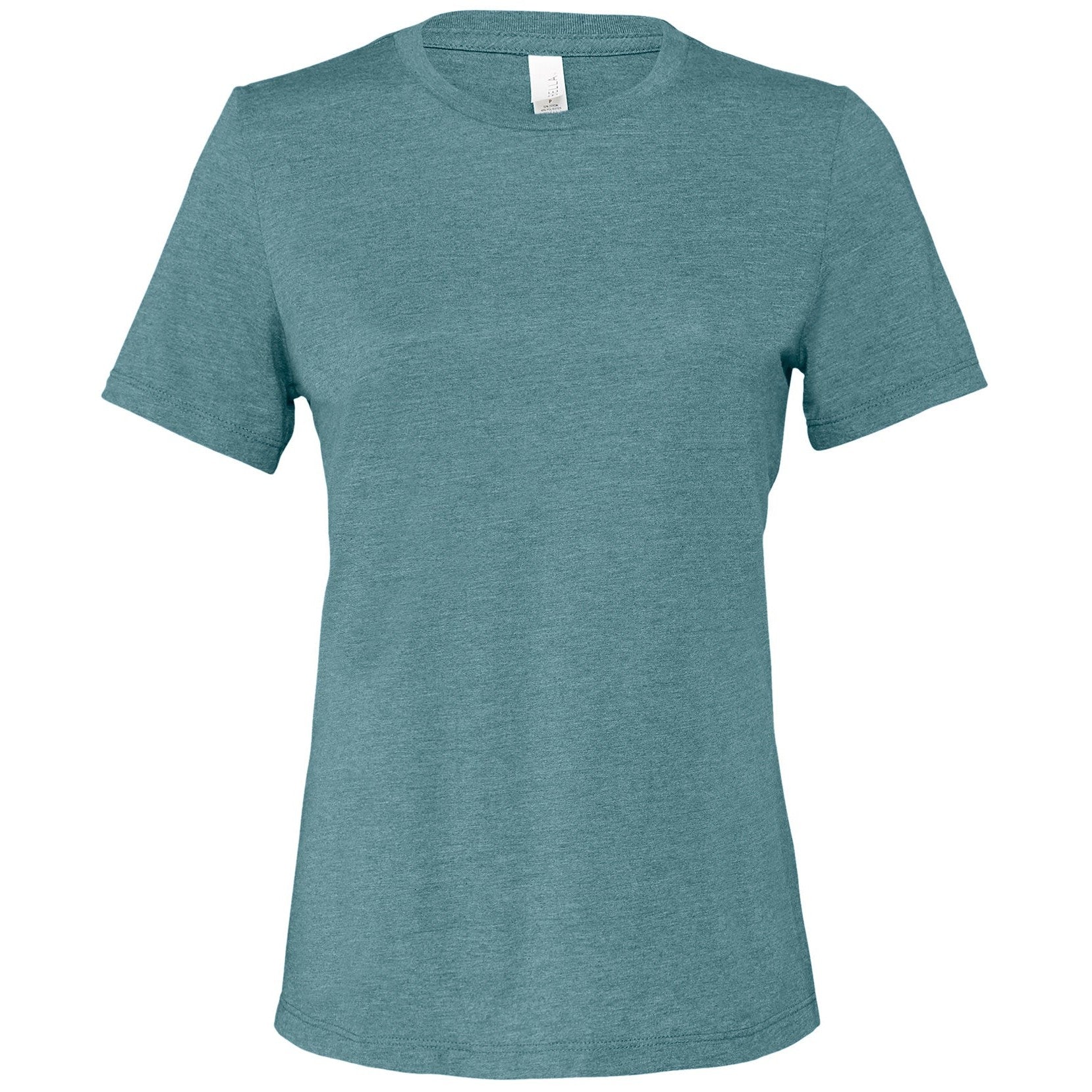 Bella Canvas Women's Relaxed Jersey Short Sleeve Tee - Heather Deep Teal