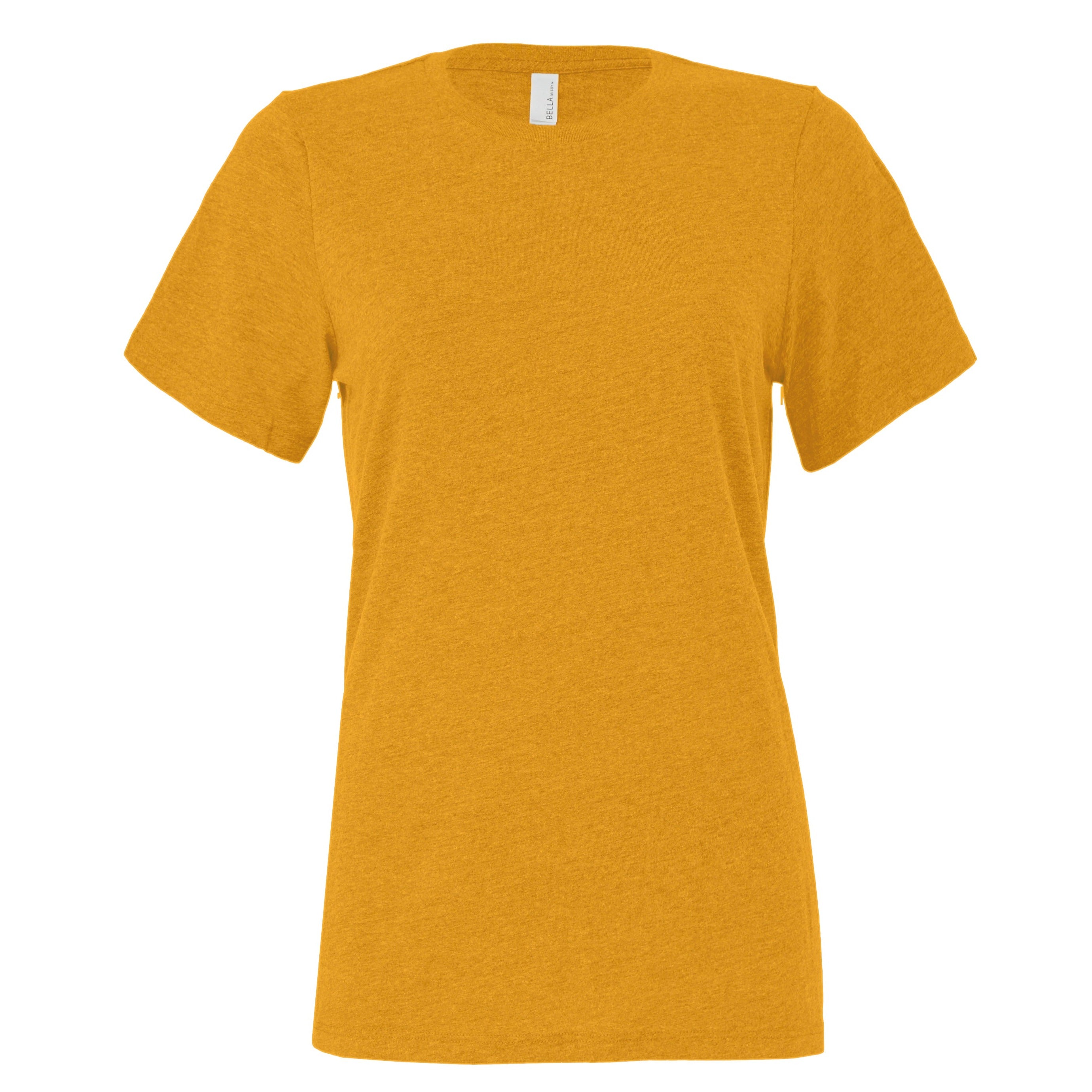 Bella Canvas Women's Relaxed Jersey Short Sleeve Tee - Heather Mustard