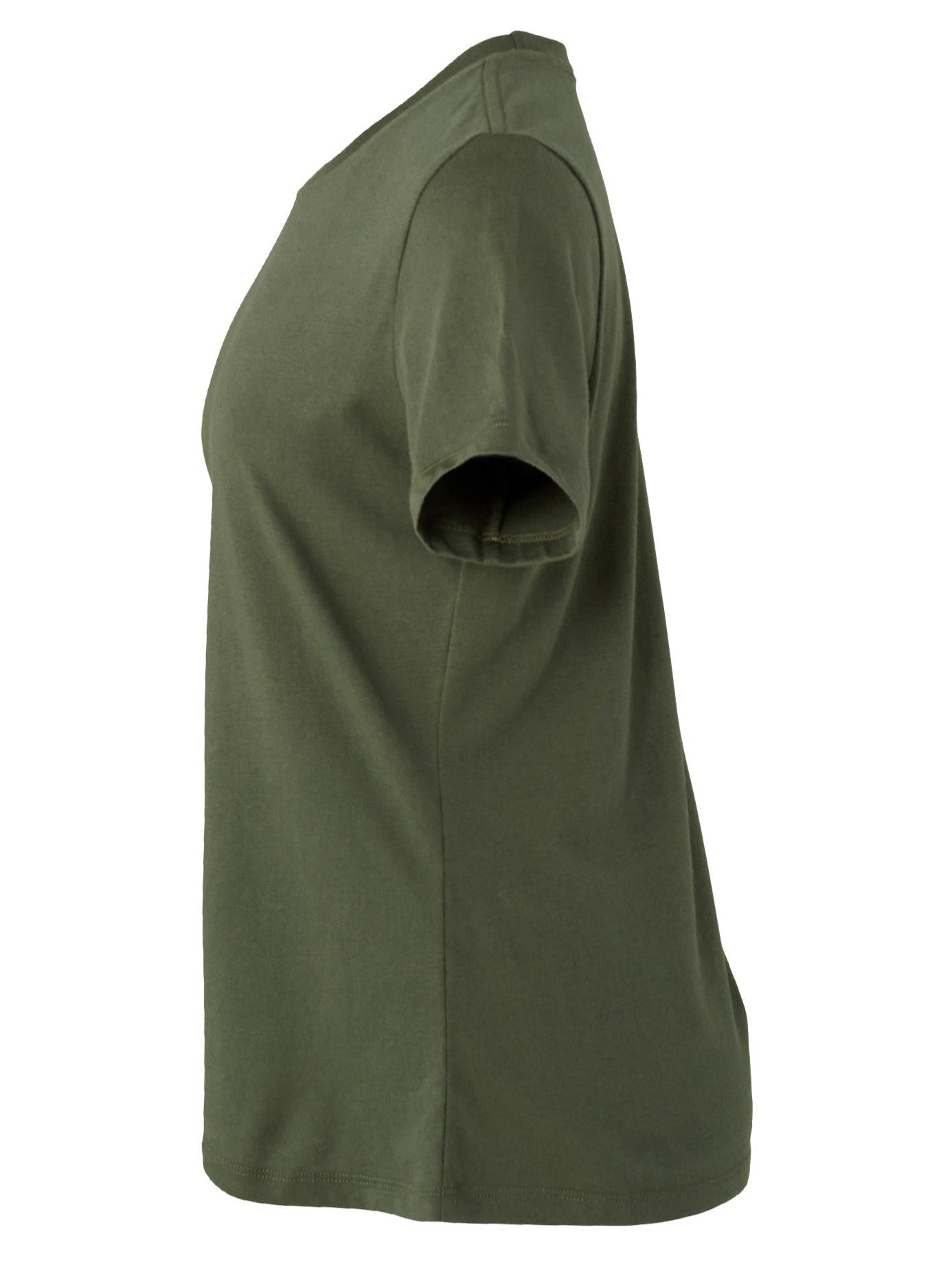 Bella Canvas Women's Relaxed Jersey Short Sleeve Tee - Military Green