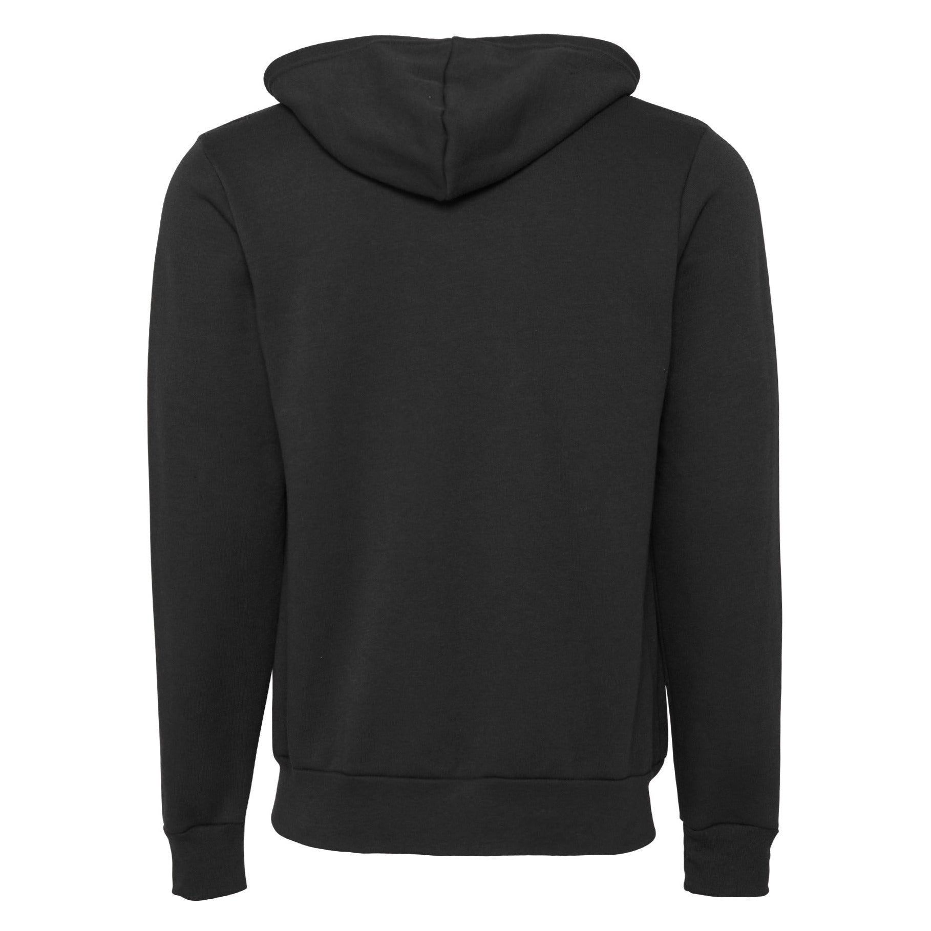 Bella Canvas Unisex Polycotton Fleece Full-Zip Hoodie - DTG Dark Grey