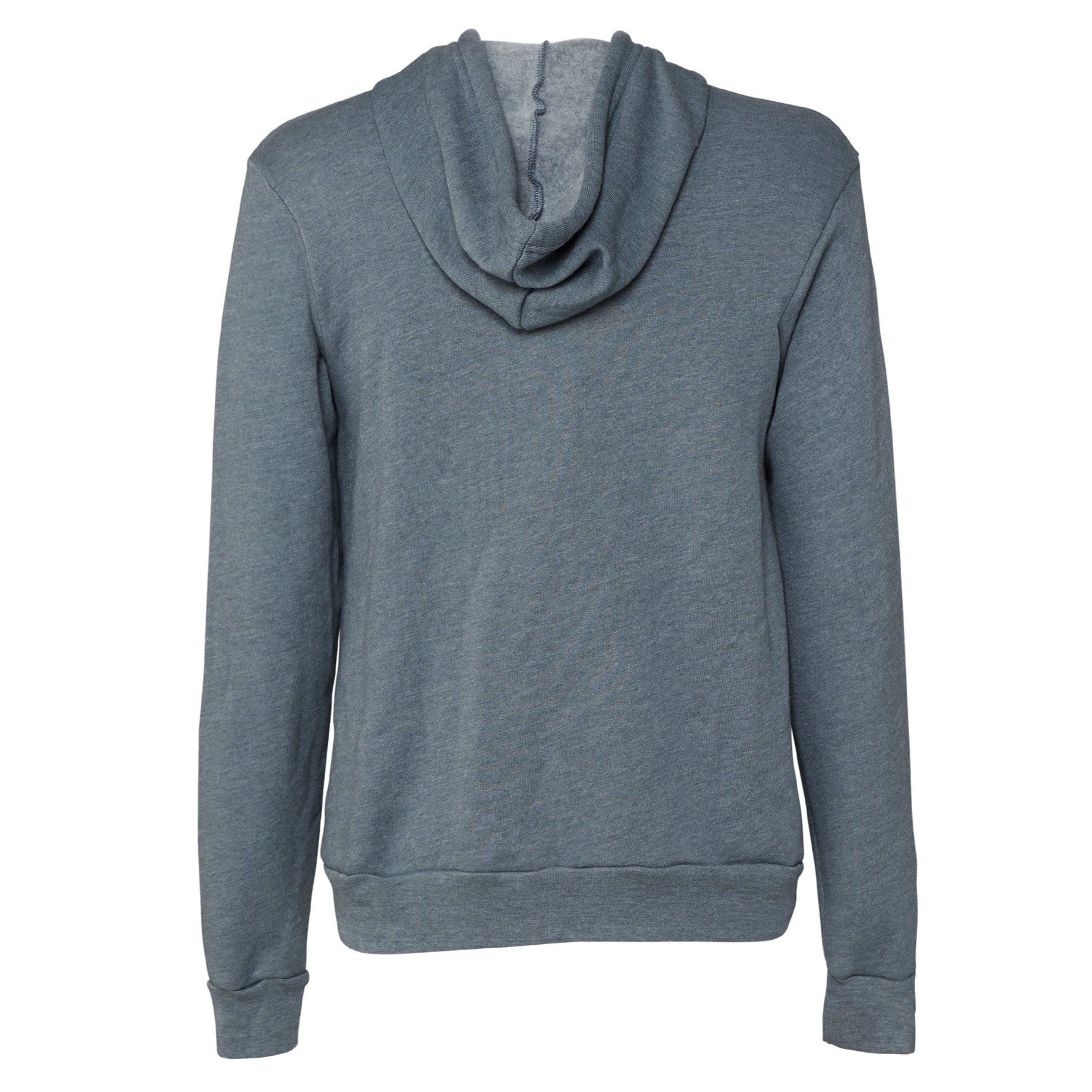 Bella Canvas Unisex Polycotton Fleece Full-Zip Hoodie - Heather Slate