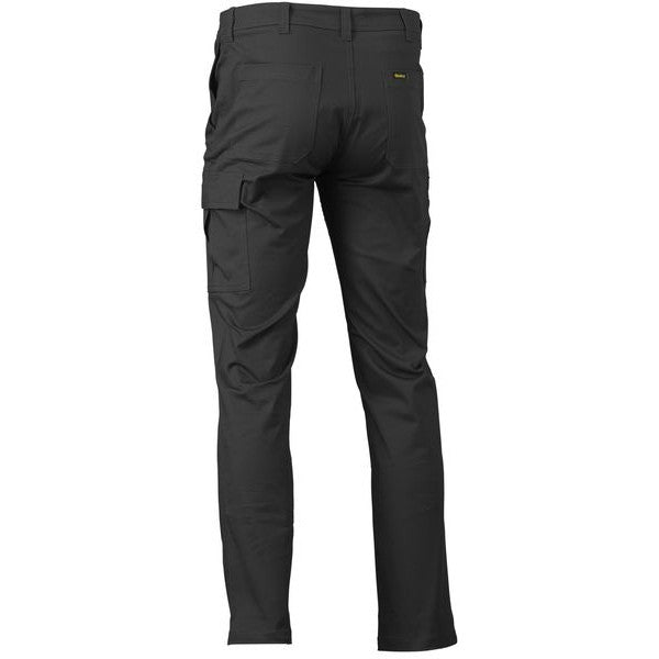 Bisley Pants Stretch Cotton Drill Cargo 280gsm #colour_black