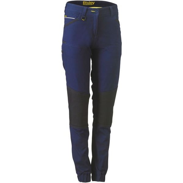 Bisley Women's Flx & Move™ Shield Panel Pants 280gsm #colour_navy
