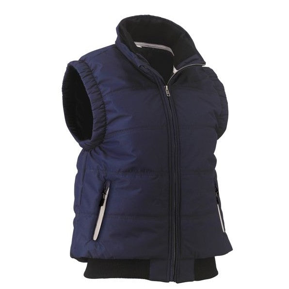 Bisley Women's Puffer Vest 115gsm #colour_navy