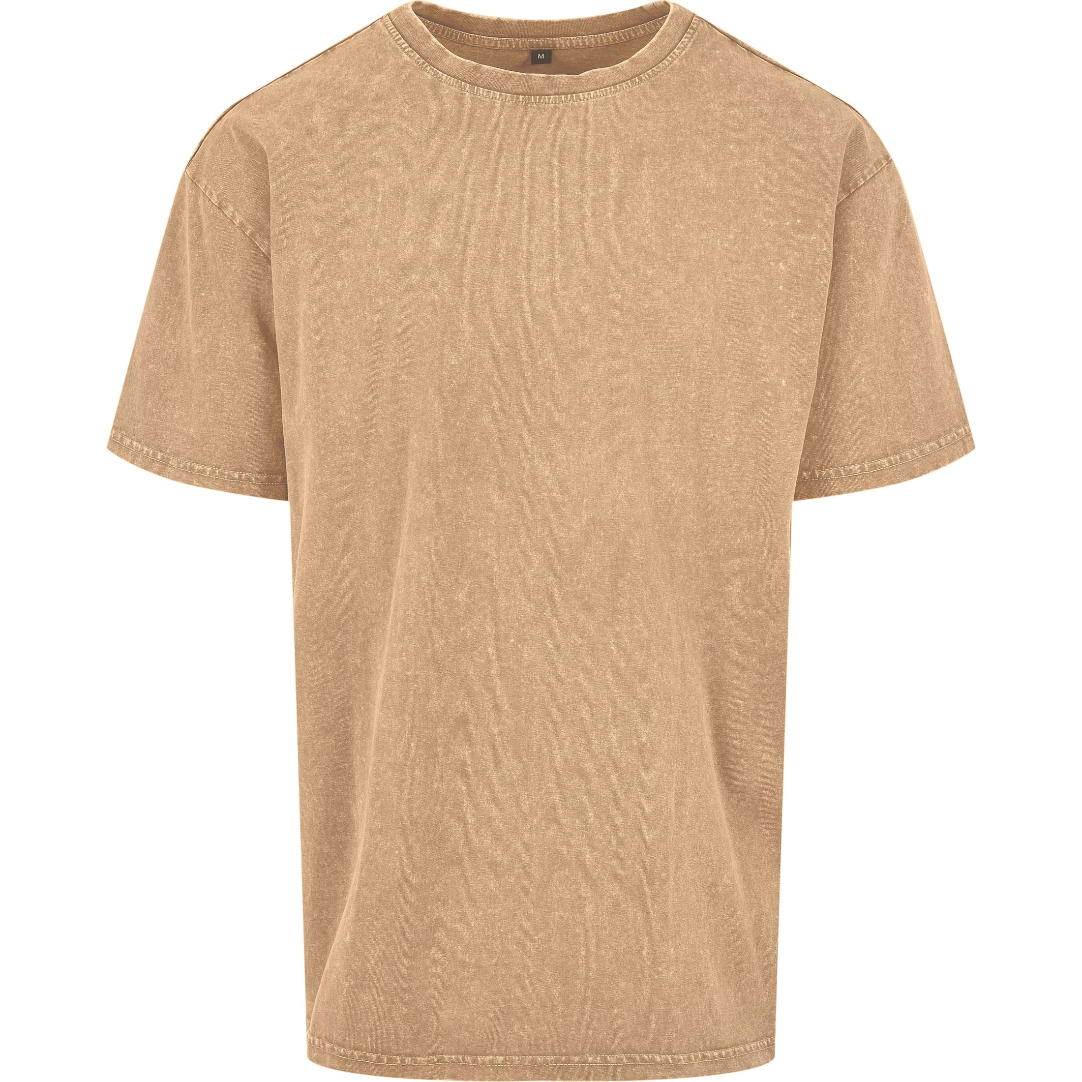 Build Your Brand Acid Washed Heavy Oversized Tee