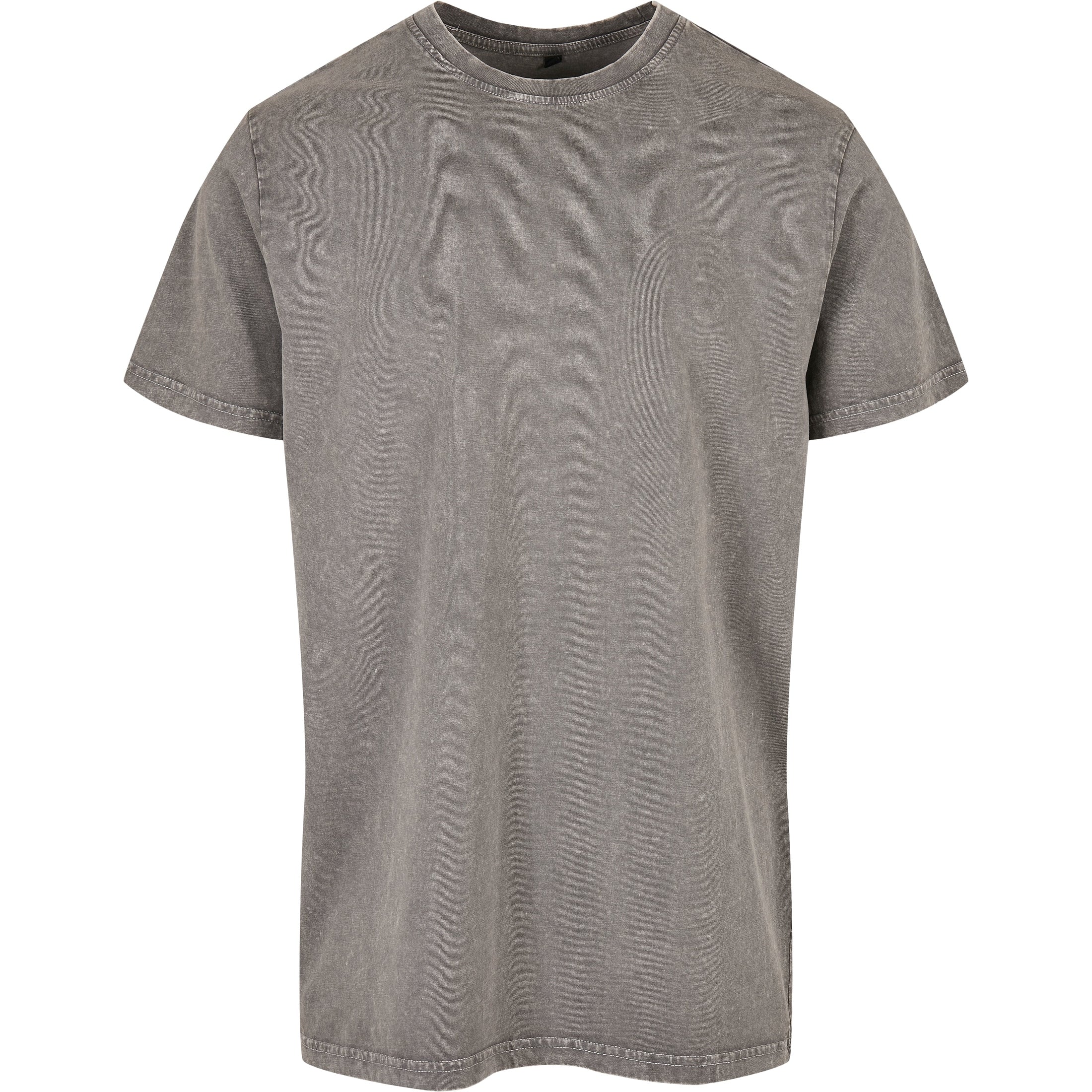 Build Your Brand Acid Washed Round Neck Tee
