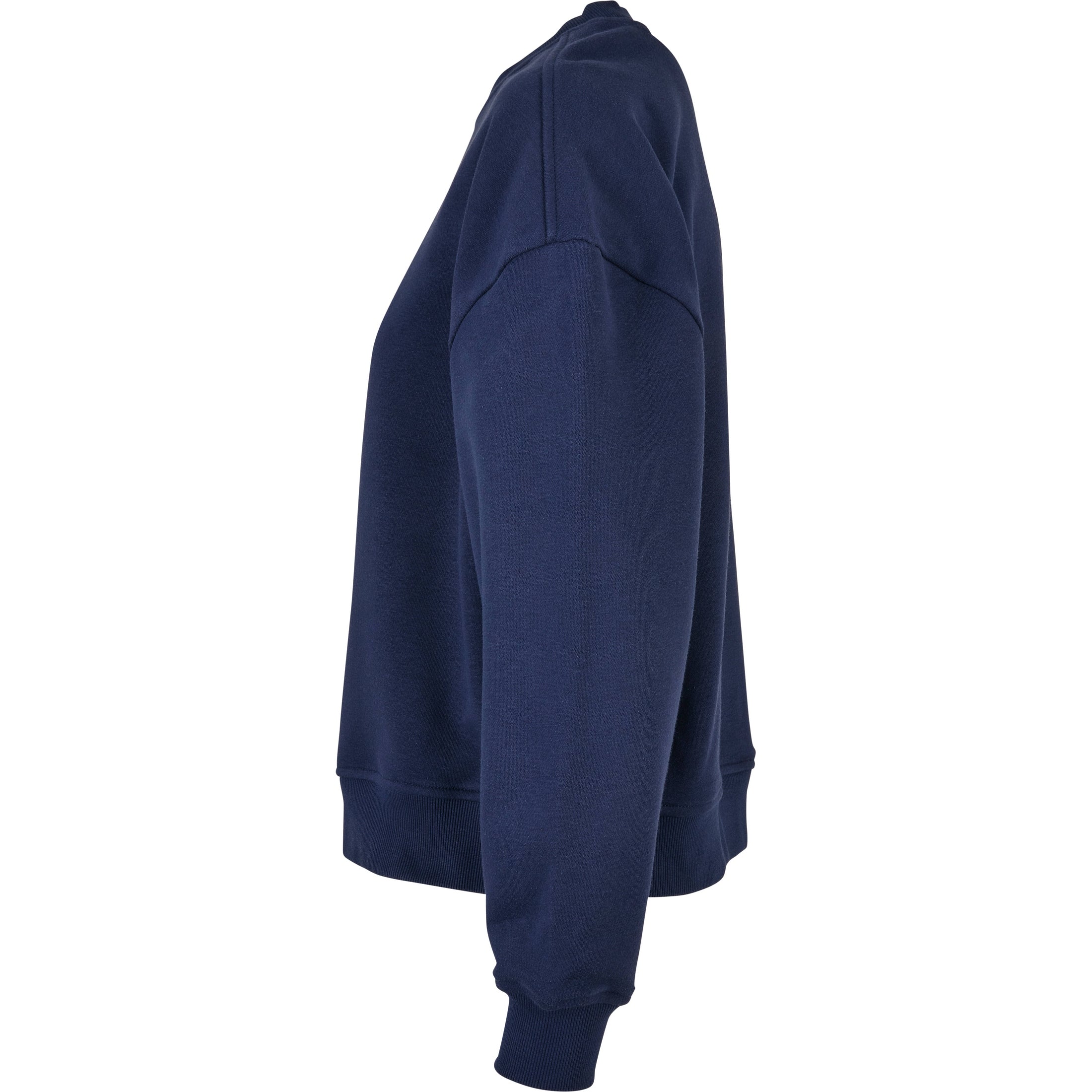 Build Your Brand Women's Oversized Crew Neck Sweatshirt